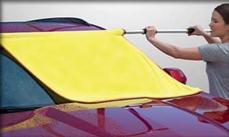 Séchage du dessus de votre voiture